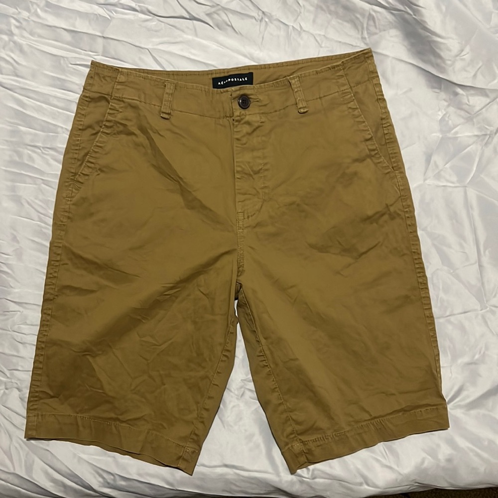 Mens Khaki Shorts